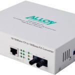 Alloy 10/100base-tx To 100base-fx Multimode Fibre (st) Converter, Provides Poe Power (rj-45). 2km (POE200ST)