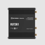 Teltonika Rut361 Industrial Cellular Router, Compact And Powerful Industrial 4g Lte Cat 6 Router/firewall, Rugged Aluminium Housing, Psu Included (RUT361100300)