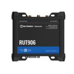 Teltonika RUT906 Industrial Cellular Router, Dual-SIM Cellular 4G LTE, WAN Failover, with 4x Ethernet Ports, PSU included