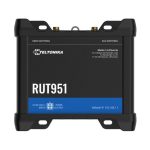 Teltonika RUT951 Industrial Cellular Router, 4G LTE (Cat 4), Dual SIM,WI-FI, Automatic WAN Failover, PSU included