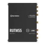 Teltonika RUTM55 Dual 5G Router, Dual SIM & eSIM™, Telit 5G Modem, Auto-Failover,