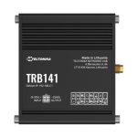 Teltonika TRB141 Industrial Rugged GPIO LTE Gateway, 4G/LTE (Cat 1), I/O Connector Block, Micro-USB, Compatible with Industrial DNP3, PSU included
