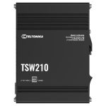 Teltonika TSW210 Industrial Ethernet Switch, 2x SFP Ports, 8x Gigabit Ethernet Ports with speeds of up to 1000 Mbps, DIN Rail, PSU excluded