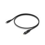 Ubiquiti Usb-c Cable With Charge Display,length 1m, Black, Braided Power & Data Cable With A Double-sided Charge Display,100w Max Power Output (UACC-Cable-USB-100W-1M-BK)