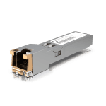 Ubiquiti SFP+  to RJ45 Transceiver Module, 1/2.5/5/10GBase-T Copper SFP+ Transceiver, 1/2.5/5/10 Gbps Throughput, Supports Up To 100m