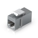 Ubiquiti Pass-through Cat6A Keystone Coupler, 12-Pack, For Connecting Pre-terminated Ethernet Cables Seamlessly