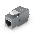 Ubiquiti Cat6a Toolless Keystone Jack, 12-pack, For Terminating Cat6a Ethernet Jack Without The Use Of Punch-down/ Crimping Tool (UACC-Keystone-Jack-C6A)