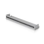 Ubiquiti 24-port Blank Keystone Patch Panel, Silver, 1u 24-port, Ideal For Keystone Module Installation (UACC-Rack-Panel-Patch-Blank-24)