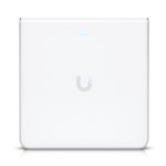 Ubiquiti UniFi Wi-Fi 6 Enterprise Sleek, Wall-mounted WiFi 6E Access Point, Integrated Four-port Switch, For High-density Office Network