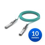 Ubiquiti 25 Gbps Long-range Dac, Long-range Sfp28, 10m Length, Support 25/10/1 Gbps, Pvc Cable Jacket, Aqua Color (UACC-AOC-SFP28-10M)