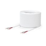 Ubiquiti Door Lock Relay Cable, 500-foot (152.4 M) Spool Of One Pair, Low-voltage Cable, Solid Bare Coppe , 36v Dc, White (UACC-Cable-DoorLockRelay-1P)