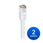 Ubiquiti Unifi Patch Cable Outdoor 2m White, Single Unit, All-weather, Rj45 Ethernet Cable, Category 5e (UACC-Cable-Patch-Outdoor-2M-W)