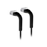 Ubiquiti UniFi Patch Cable, Length 0.3m, Black, Ultra-Thin Patch Cable With GbE Support And Flexible, Bendable Boots Enhanced Installation Versatility