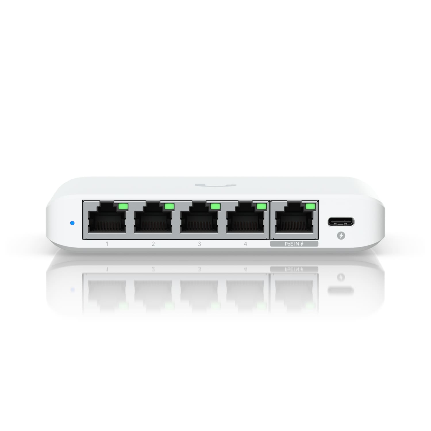 Ubiquiti Flex Mini 2.5G, (4) 2.5 GbE Ports, (1) 2.5 GbE PoE Input Port for Power, - Image 2