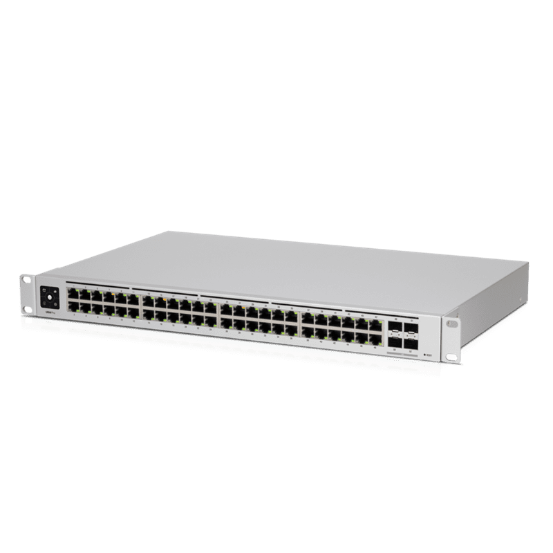 Ubiquiti UniFi 48-Port Managed Gigabit Layer2 & Layer3 Switch - 48x Gigabit Ethernet Ports, 4x SFP+ Ports - Touch Display - GEN2, - Image 2