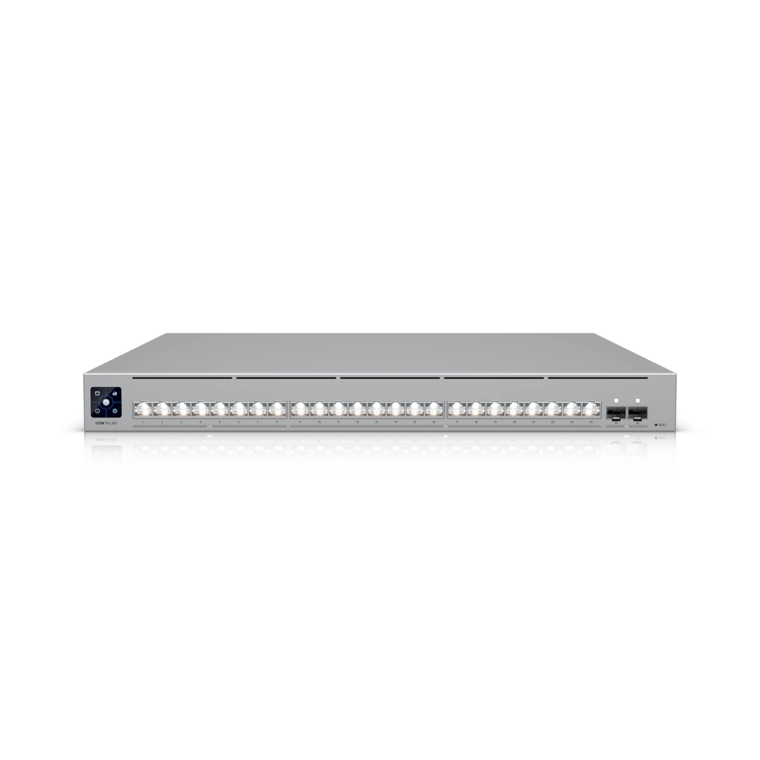 Ubiquiti Pro XG 24, Professional-grade, 24-port Layer 3, Etherlighting Switch , (16) 10 GbE, (8) 2.5 GbE, (2) 25G SFP28 ports, DC Power Backup Ready - Image 2