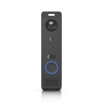 Ubiquiti G6 Entry, All-Weather, PoE+ Doorbell, Enhanced AI Detections, Two-Way Audio, Secondary Package Camera, Integrated Access Reader Capabilities.