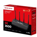 TP-Link Mercusys Be3600 Dual Band Wi-fi 7 Router (wifi7) 688 Mbps At 2.4ghz, 2880 Mbps At 5ghz (MR27BE)