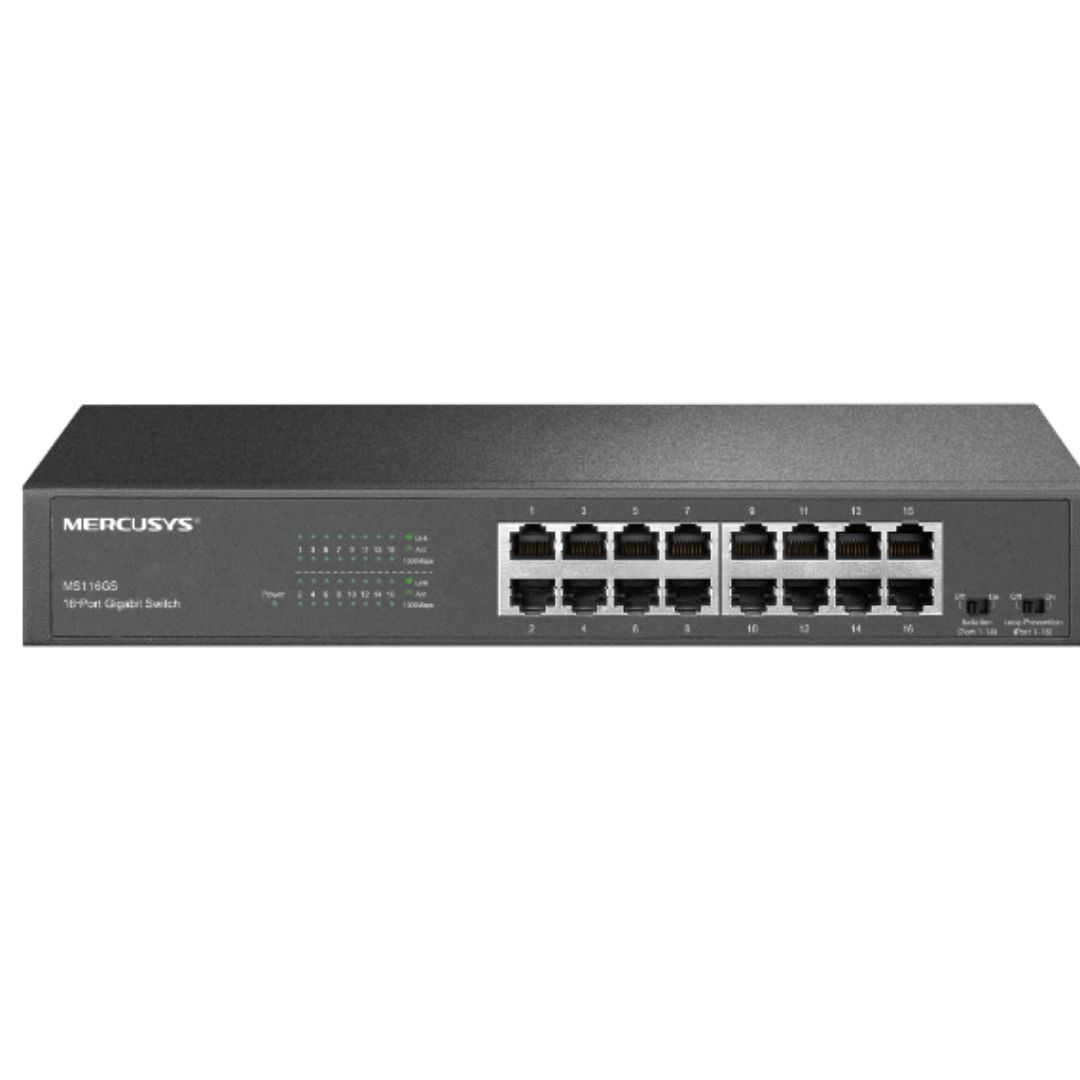 Mercusys MS116GS 16-Port Gigabit Desktop/Rackmount Switch - Image 4