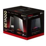 TP-Link Be19000 Tri-band Wi-fi 7 Gaming Router (wifi7) 1376 Mbps At 2.4 Ghz + 5760 Mbps At 5 Ghz + 11520 Mbps At 6 Ghz, 8× Internal Anten (ARCHER GE800)