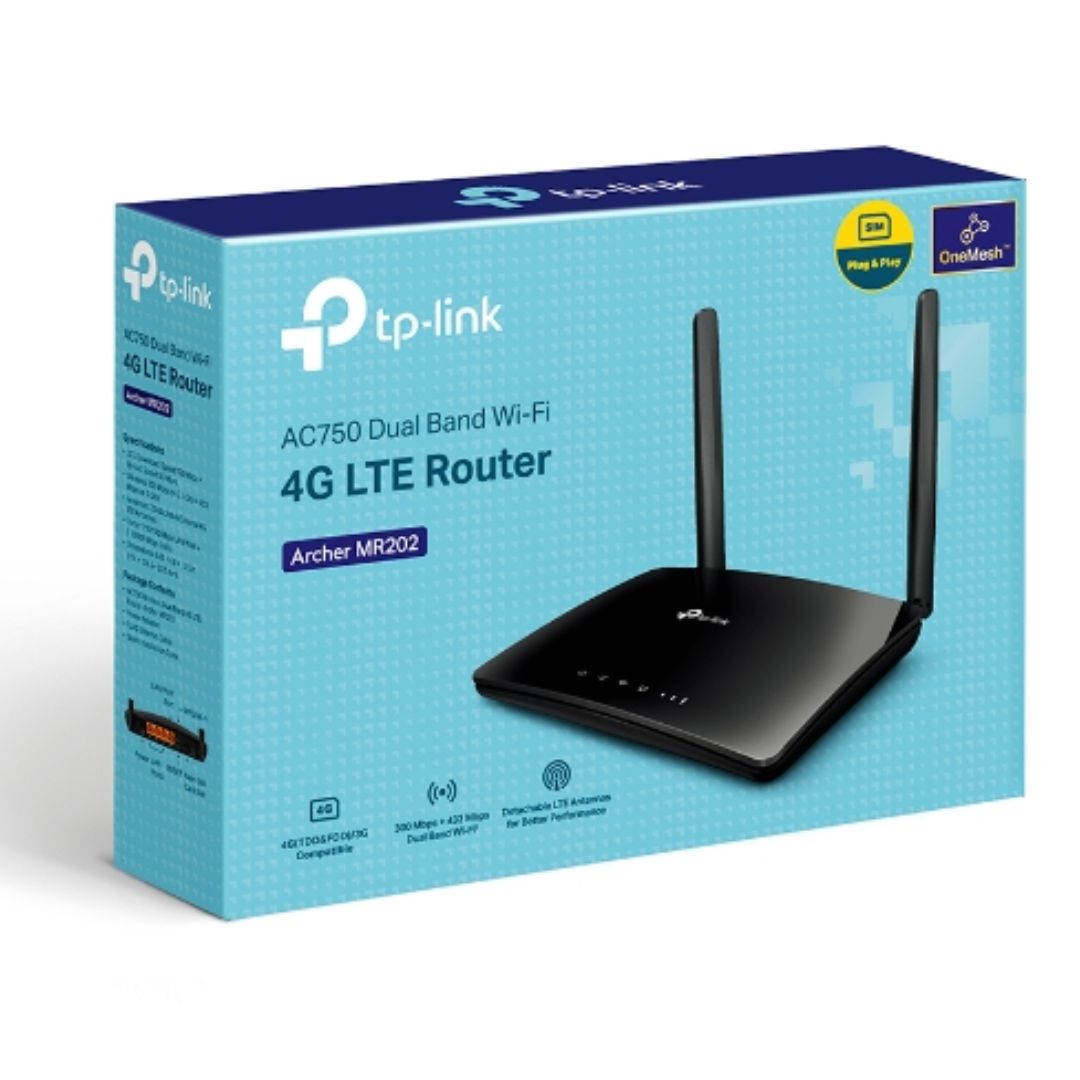 TP-Link Archer MR202 AC750 Wireless Dual Band 4G LTE Router - Image 2