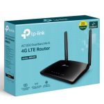 TP-Link Ac1200 Wireless Dual Band 4g Lte Router, 867 Mbps At 5 Ghz + 300 Mbps At 2.4 Ghz, 4g Cat4 150/50 Mbps (ARCHER MR402)