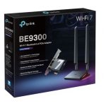 TP-Link Be9300 Wi-fi 7 Bluetooth 5.4 Pcie Adapter, 6ghz@5760 Mbps, 5ghz@2880 Mbps, 2.4ghz@688 Mbps (wifi7) (nic) (Archer TBE550E)