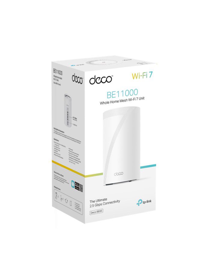 TP-Link Deco BE65 BE11000 Whole Home Mesh Wi-Fi 7 System (WIFI7), 574 Mbps at 2.4 GHz + 4320 Mbps at 5 GHz + 5760 Mbps at 6 GHz - Image 11