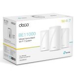 TP-Link Be11000 Whole Home Mesh Wifi 7 System, 688 Mbps At 2.4 Ghz + 4320 Mbps At 5 Ghz + 5760 Mbps At 6 Ghz (DECO BE65 PRO(3-PACK))