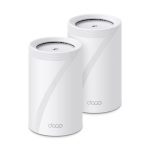 TP-Link Deco BE68 BEBE 14000 Tri-Band Whole Home Mesh Wi-Fi 7 System(2-pack) BE14000, Wi-Fi 7, Tri-Band 6/5/2.4GHz, AI Mesh, 8 antennas, 10G+2.5G LAN