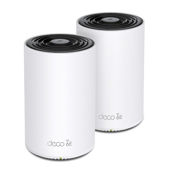 TP-Link Deco XE75 AXE5400 Tri-Band Mesh Wi-Fi 6E System (2-pack) 574 Mbps at 2.4 GHz + 2402 Mbps at 5 GHz + 2402 Mbps at 6 GHz - Image 2