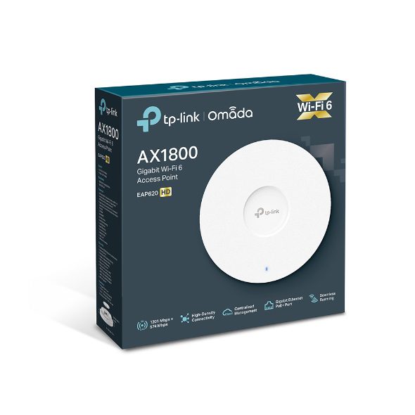 TP-Link EAP620 HD Omada AX1800 Wireless Dual Band Ceiling Mount Access Point, 1201Mbps @ 5GHz , OFDMA, MU-MIMO, QoS, Mountable - Image 7
