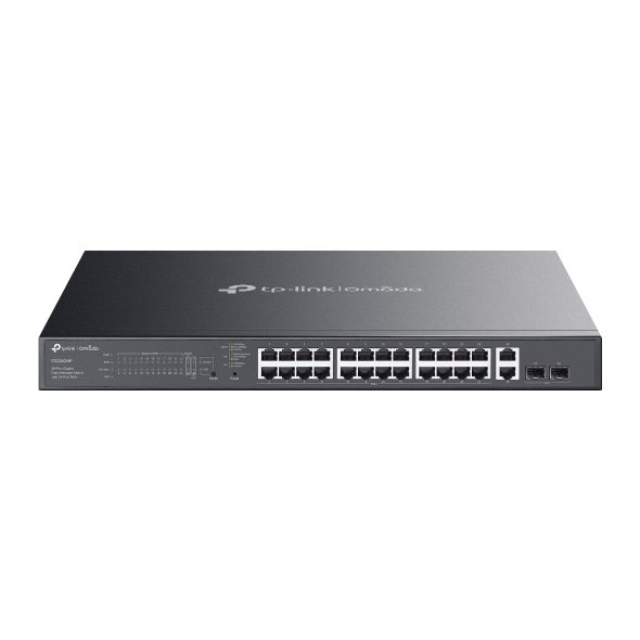 TP-Link ES228GMP Omada 28-Port Gigabit Easy Managed Switch with 24-Port PoE+, Fast PoE, Perpetual PoE, Flow Control, Loopback Detection, Port Isolati - Image 6