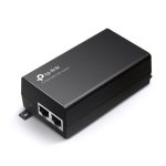 TP-Link Tl- Omada Poe+ Injector, 2 Gigabit Ports, 802.3af/at, Integrated Power Supply, Wall Mountable, Plug & Play (POE160S)