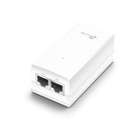 TP-Link Omada 24v Passive Poe Injector Adapter, 1× Gigabit Poe Port, 1× Gigabit Non-poe Port, Data And Power Carried Over The Same Cable, 24v (POE2412G)