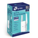 TP-Link Ax1800 Wi-fi Range Extender 574mbps@2.4ghz 1201mbps@5ghz 1x1gbps Wps 2xantenna 2×2 Mi-mimo Dual Band Access Point (RE605X)