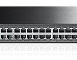 TP-Link TL-SF1048 48-Port 10/100Mbps Rackmount Switch energy-efficient Supports MAC 19-inch rack-mountable steel case 100% Data filtering