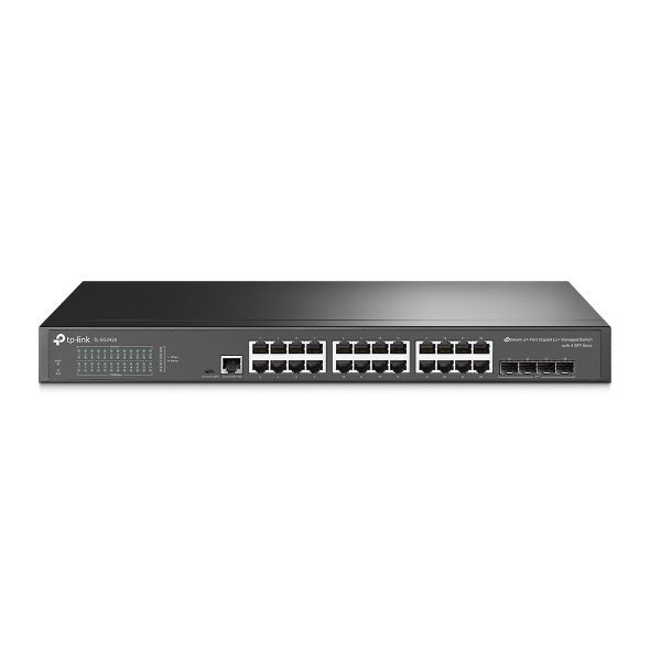 TP-Link SG3428 Omada 24-Port Gigabit L2+ Managed Switch with 4 SFP Slots, Integration with Omada SDN Controller, Static Routing, OAM, 802.1Q VLAN - Image 3