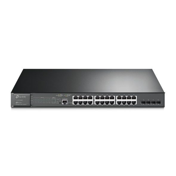 TP-Link SG3428MP Omada 28-Port PoE+ Gigabit L2+ Managed Switch with 4 SFP Slots, Integration with Omada SDN Controller,Static Routing, OAM, 802.1Q VLA - Image 3