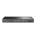 TP-Link Jetstream 24-port Gigabit L2+ Managed Switch With 4 10ge Sfp+ Slots Igmp Snooping Omada Rack Mountable Fanless (SG3428X)