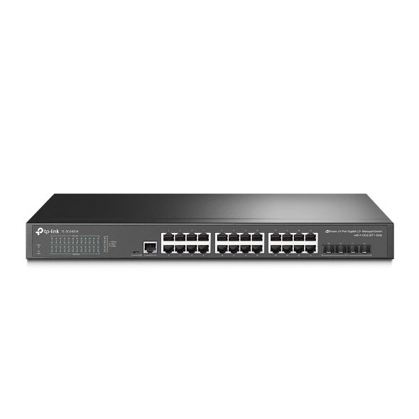 TP-Link SG3428X JetStream 24-Port Gigabit L2+ Managed Switch with 4 10GE SFP+ Slots IGMP Snooping Omada Rack Mountable Fanless - Image 2