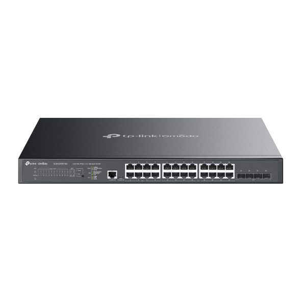 TP-Link SG3428XPP-M2 Omada 24-Port 2.5GBASE-T and 4-Port 10GE SFP+ L2+ Managed Switch with 16-Port PoE+ & 8-Port PoE++ - Image 2