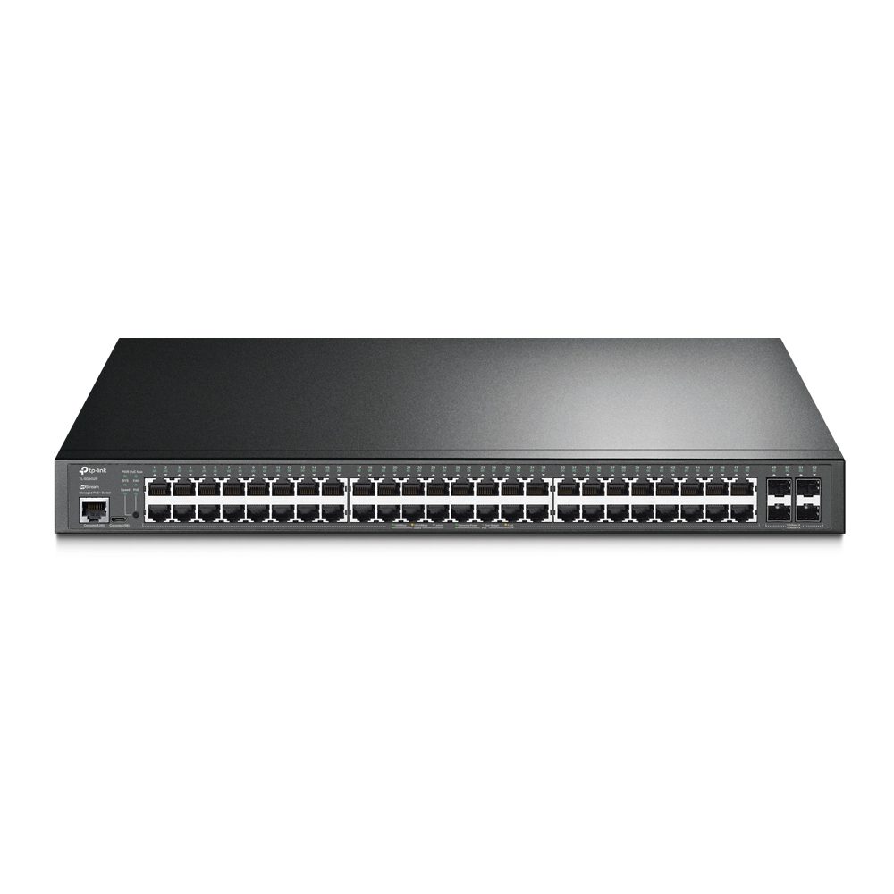 TP-Link SG3452P Omada 52-Port Gigabit L2+ Managed Switch with 48-Port PoE+, Integration with Omada SDN Controller,Static Routing, 802.1Q VLAN, QinQ - Image 3
