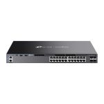 TP-Link Omada 24-port Gigabit Stackable L3 Managed Switch With 4 10ge Sfp+ Slots, 24× Gigabit Rj45 Ports, 4× 10g Sfp+ Slots, Rj45/type C Usb C (SG6428X)