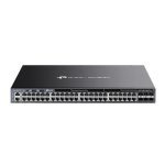 TP-Link Omada 48-portgigabit Stackable L3 Managed Poe+ Switch With 6 10ge Sfp+ Slot, 48× Gigabit Poe+ Rj45 Ports, 6× 10g Sfp+ Slots, Rj45/ty (SG6654XHP)