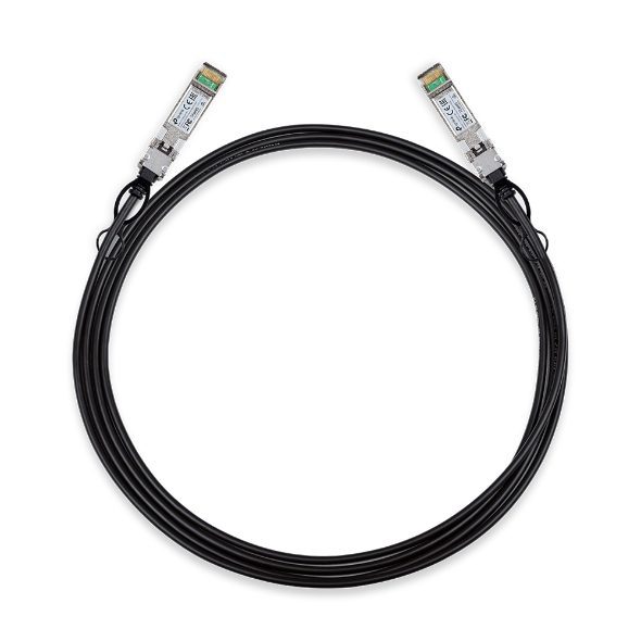 TP-Link SM5220-3M 3 Meter 10G SFP+ Direct Attach Cable, Drives 10 Gigabit Ethernet, 10G SFP+ Connector on Both Sides (Replaces TXC432-CU3M) - Image 3