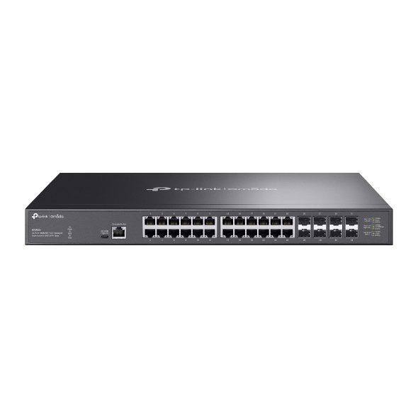 TP-Link SX3832 Omada 24-Port 10GBASE-T L2+ Managed Switch with 8 10GE SFP+ Slots (SX3832);24× 1/2.5/5/10 Gbps RJ45 ports;8× 1/10 Gbps SFP+ slots; 640 - Image 2