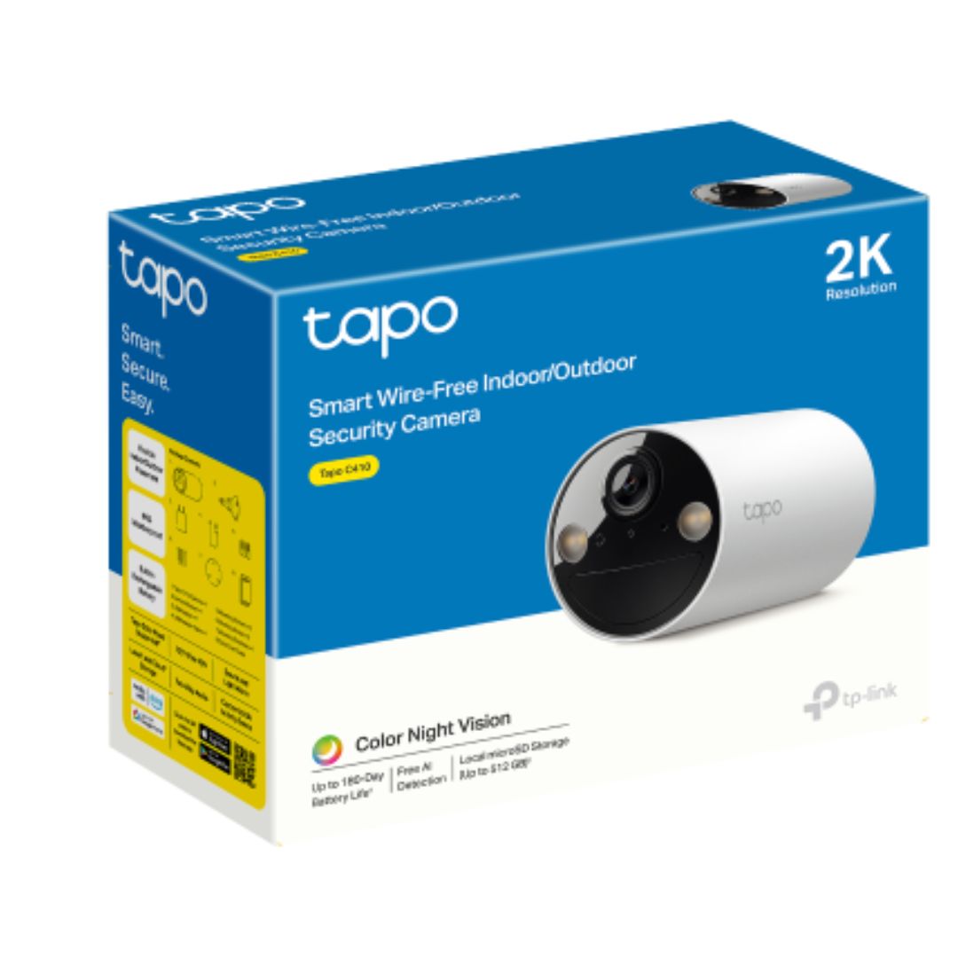 TP-Link TC82 Battery-Powered Outdoor Security Camera, Color Night Vision, Smart Person Detection, Intelligent Phone Notifications - Image 4