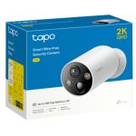 TP-Link V1.2 Smart Wire-free Security Camera, 2k Qhd (2560×1440), 2.4ghz, Colour Night Vision, Sound & Light Alarm, Remote Control, 2-way Audio (TC85)