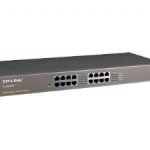 TP-Link TL-SG1016 16-Port Gigabit Rackmount Unmanaged Switch Energy-efficient Supports MAC 19-inch Rack-mountable Steel Case 32Gbps Switching Capacity